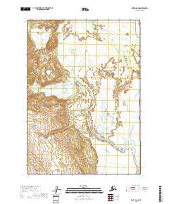 Kenai D-6 NE topographic map thumbnail
