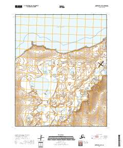 Kotzebue A-2 SW topographic map thumbnail