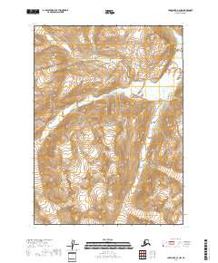 Lake Clark A-1 NW topographic map thumbnail