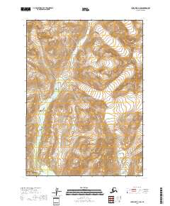 Lake Clark A-1 SW topographic map thumbnail