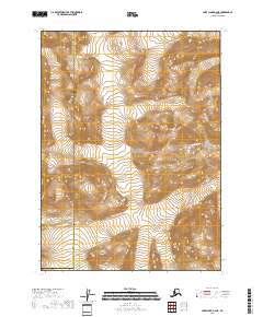 Lake Clark A-2 NE topographic map thumbnail