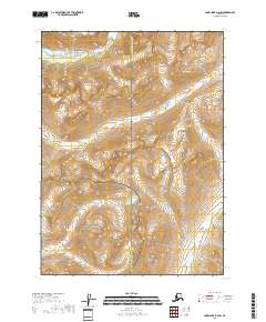 Lake Clark A-2 SW topographic map thumbnail