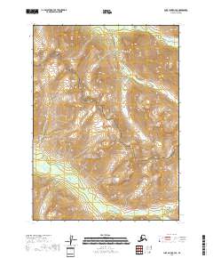 Lake Clark A-3 SE topographic map thumbnail