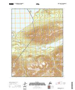 Lake Clark A-4 NE topographic map thumbnail