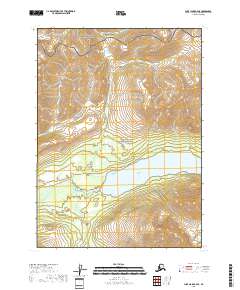 Lake Clark A-4 SE topographic map thumbnail