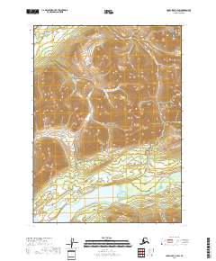 Lake Clark A-4 SW topographic map thumbnail