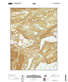 Lake Clark A-5 NE topographic map thumbnail