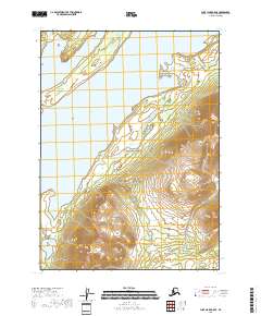 Lake Clark A-5 SE topographic map thumbnail