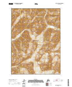 Lake Clark B-2 SE topographic map thumbnail