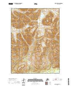 Lake Clark B-5 SE topographic map thumbnail