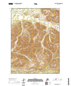 Lake Clark B-5 SW topographic map thumbnail