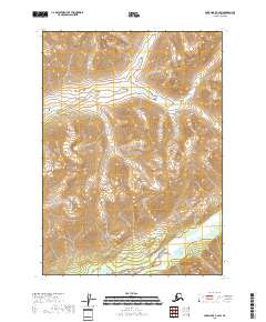 Lake Clark C-2 SW topographic map thumbnail