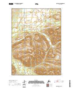 Lake Clark C-4 SW topographic map thumbnail