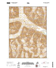 Lake Clark D-1 SE topographic map thumbnail