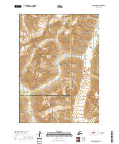 Lake Clark D-2 NE topographic map thumbnail
