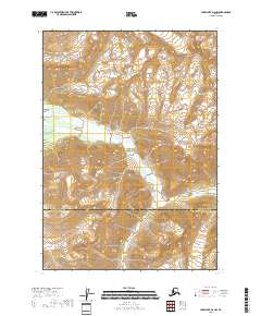 Lake Clark D-2 NW topographic map thumbnail