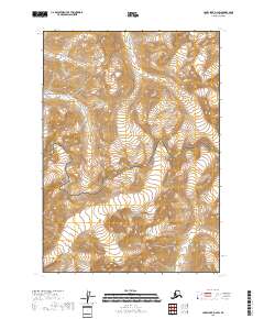 Lake Clark D-2 SW topographic map thumbnail