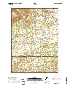 Lake Clark D-4 NW topographic map thumbnail