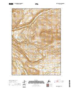 Lake Clark D-4 SE topographic map thumbnail
