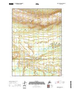 Lake Clark D-5 NE topographic map thumbnail
