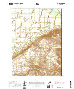 Lake Clark D-5 SE topographic map thumbnail