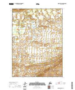 Lake Clark D-5 SW topographic map thumbnail