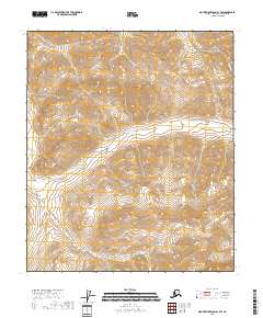 Mount Michelson A-1 SW topographic map thumbnail
