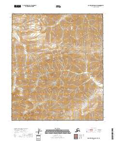 Mount Michelson A-4 SW topographic map thumbnail