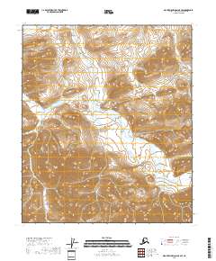 Mount Michelson A-5 SW topographic map thumbnail