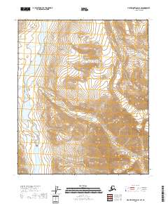 Mount Michelson B-1 SW 2018 topographic map thumbnail