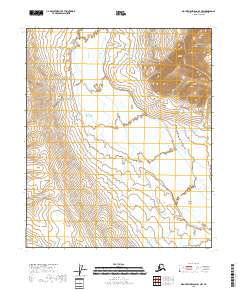 Mount Michelson B-4 NW topographic map thumbnail