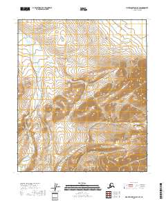 Mount Michelson B-4 SW topographic map thumbnail