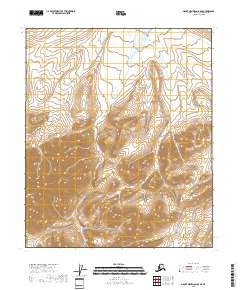 Mount Michelson B-5 SE topographic map thumbnail
