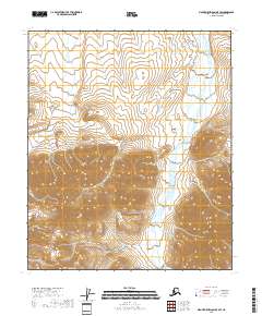 Mount Michelson B-5 SW topographic map thumbnail