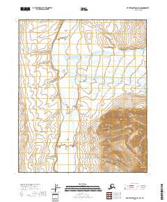 Mount Michelson C-4 SW topographic map thumbnail