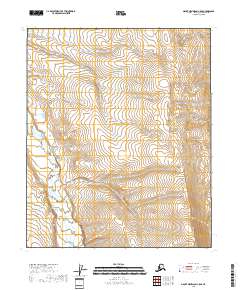 Mount Michelson C-5 SE topographic map thumbnail