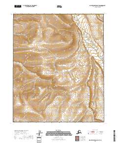 Mount Michelson C-5 SW topographic map thumbnail