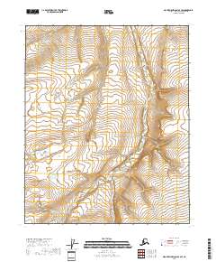 Mount Michelson D-3 SW 2018 topographic map thumbnail
