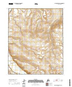 Mount Michelson D-4 SW topographic map thumbnail