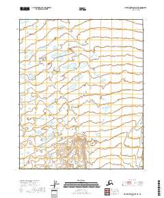 Mount Michelson D-5 NE topographic map thumbnail