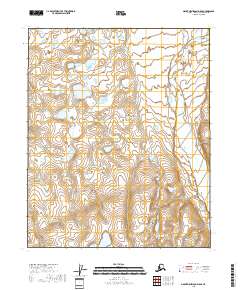 Mount Michelson D-5 SE topographic map thumbnail