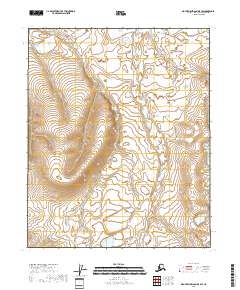 Mount Michelson D-5 SW topographic map thumbnail