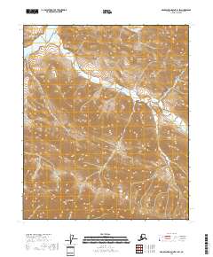 Demarcation Point B-1 SW 2018 topographic map thumbnail