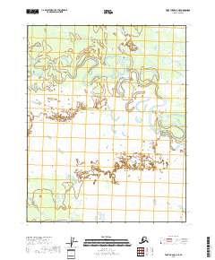 Fort Yukon A-3 NE topographic map thumbnail