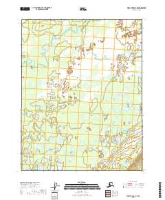 Fort Yukon B-1 NE topographic map thumbnail