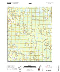 Fort Yukon B-4 SE topographic map thumbnail