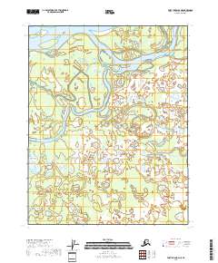 Fort Yukon B-6 NE topographic map thumbnail