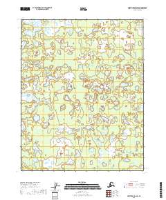 Fort Yukon B-6 SW topographic map thumbnail