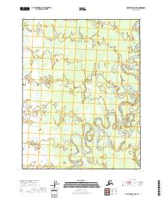 Fort Yukon D-1 NW topographic map thumbnail