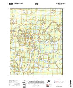 Fort Yukon D-1 SE topographic map thumbnail